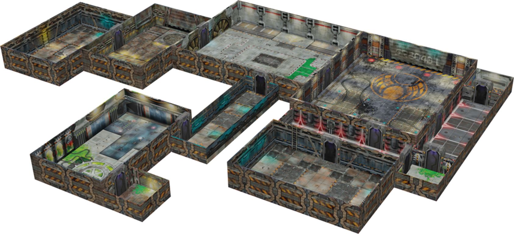 Tenfold Dungeon: Daedalus Station componenten