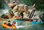 LEGO® Jurassic World T. rex rivierontsnapping