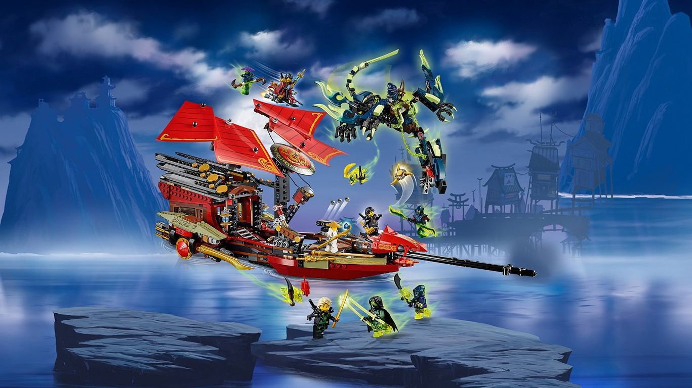 LEGO® Ninjago Final Flight of Destiny’s Bounty gameplay