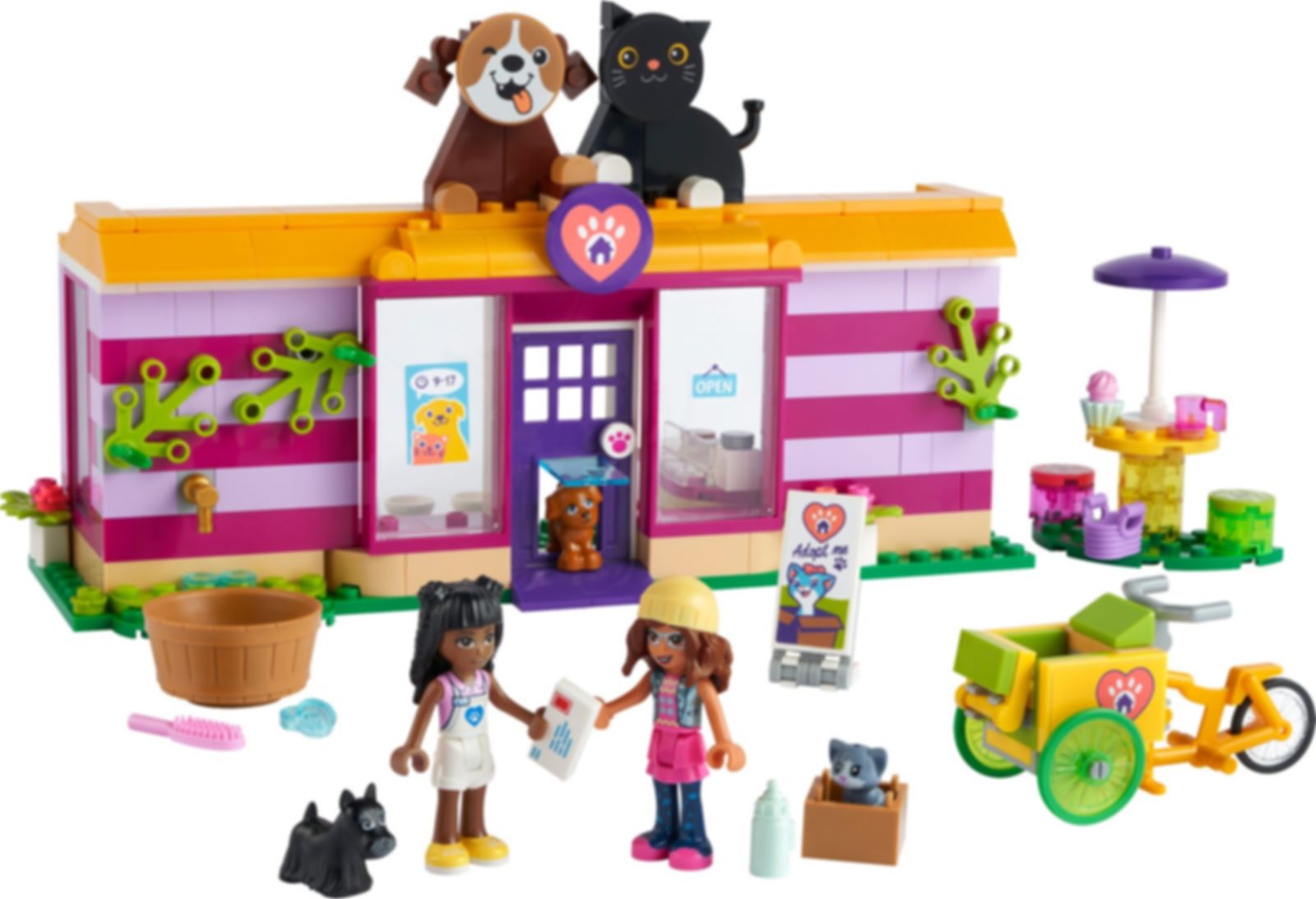 LEGO® Friends Cafetería de Adopción de Mascotas partes