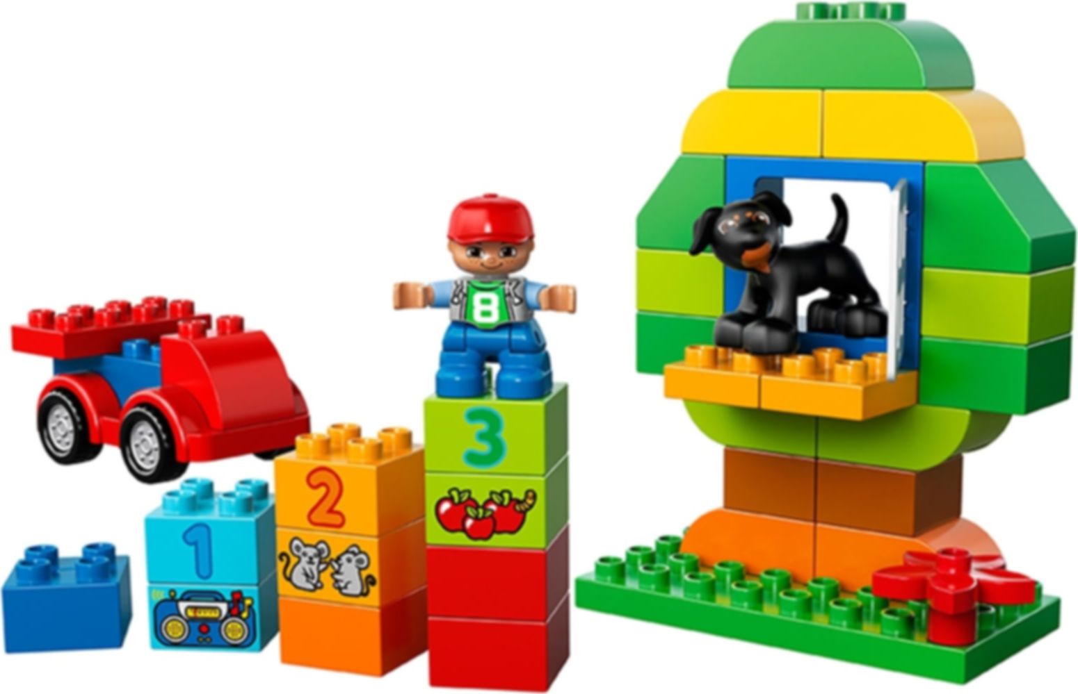 LEGO® DUPLO® All-in-One-Box-of-Fun components