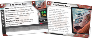 Star Wars: Legion – A-A5 Speeder Truck Unit Expansion karten