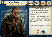 Arkham Horror: El Juego de Cartas – La Era Olvidada: Expansión Leo Anderson carta