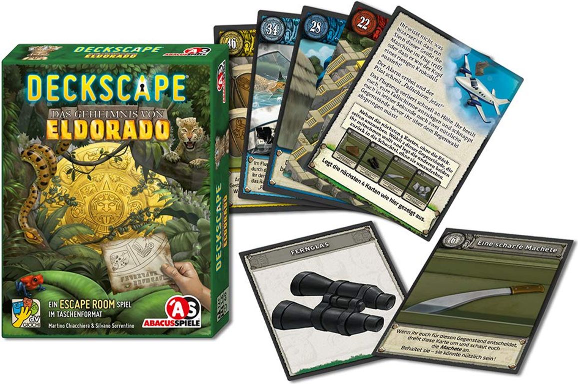 Deckscape: The Mystery of Eldorado partes