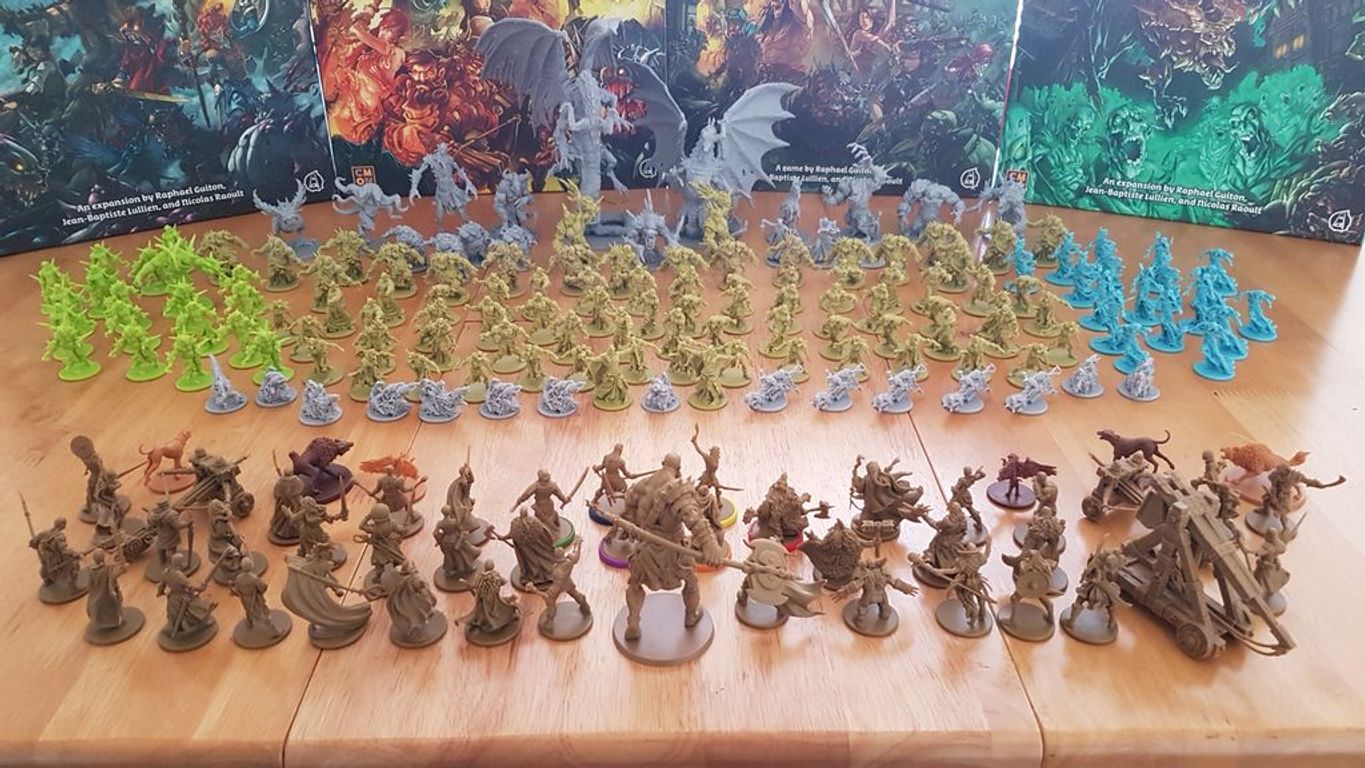 Zombicide: Green Horde componenten