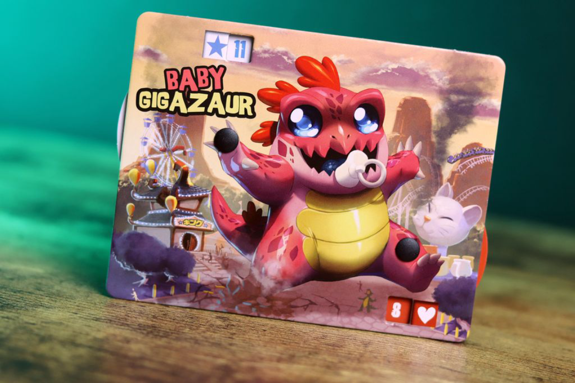 King of Tokyo: Baby Gigazaur componenten