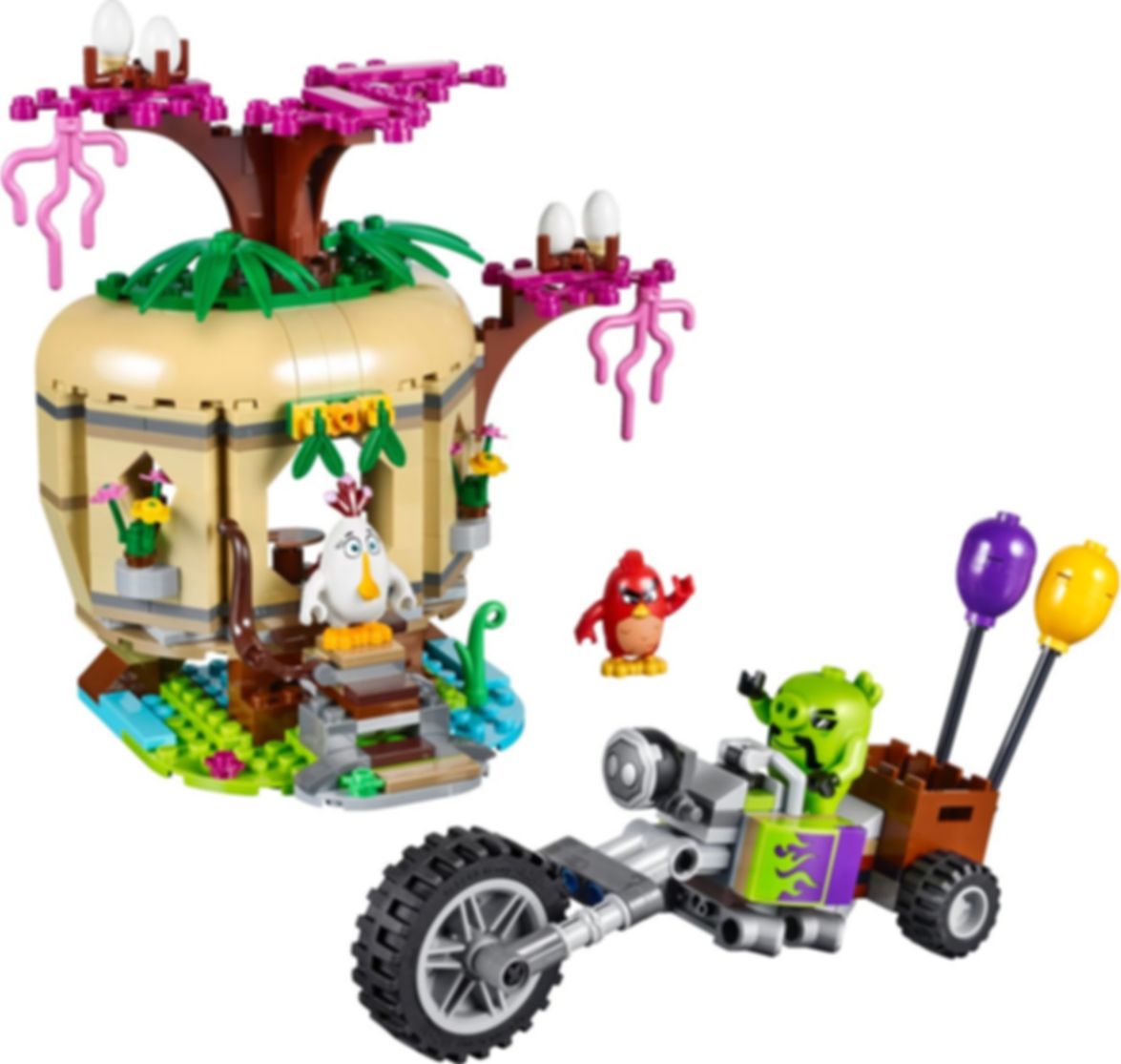 LEGO® Angry Birds Bird Island eierenroof componenten