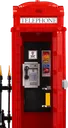 LEGO® Ideas Rode Londense telefooncel interieur