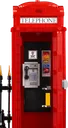 LEGO® Ideas Red London Telephone Box interior