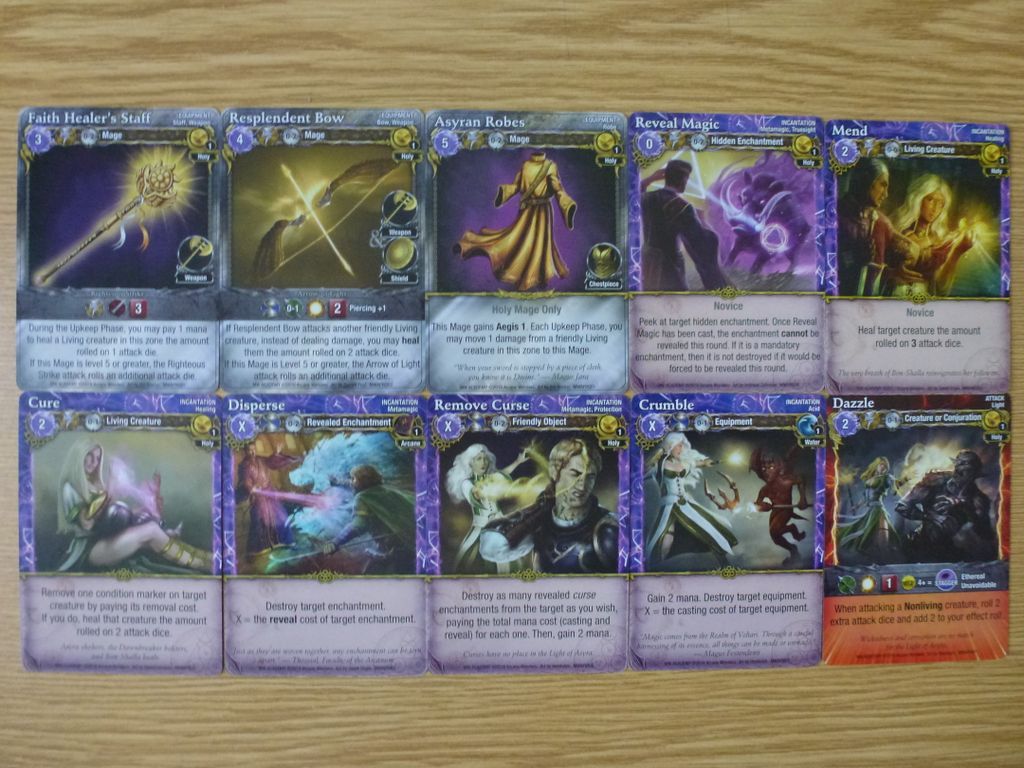 Mage Wars: Academy - Priestess Expansion cartes