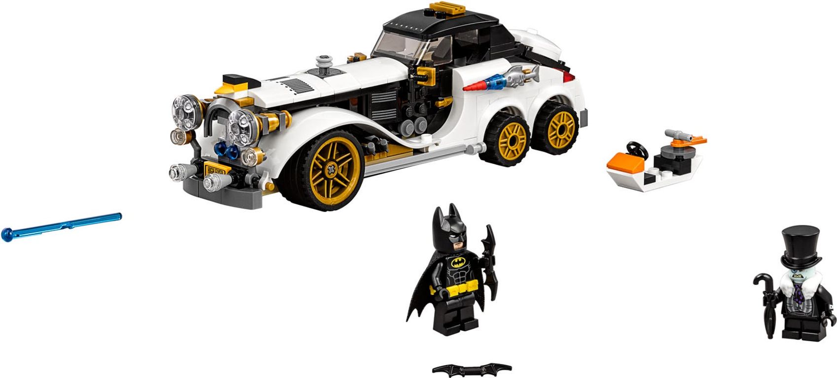 LEGO® Batman Movie La limousine artica di The Penguin™ componenti