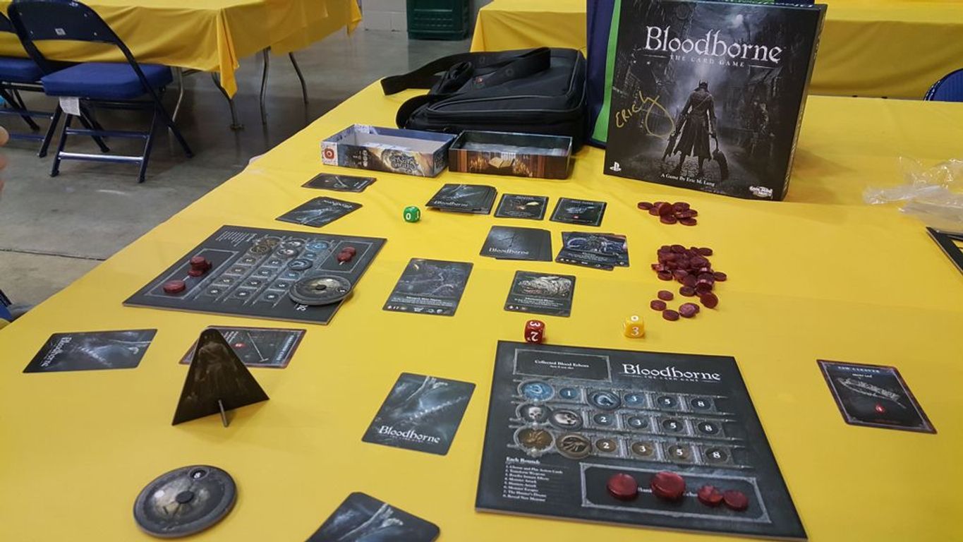 Bloodborne: The Card Game componenten