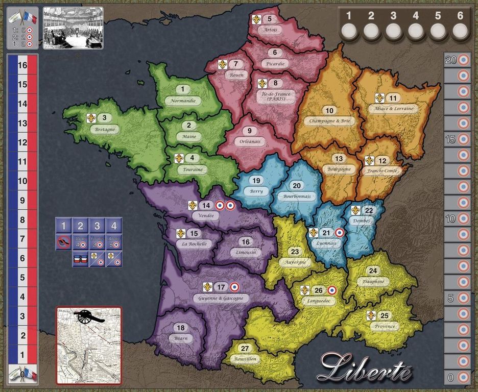 Liberté spielbrett