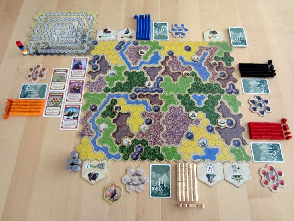 Kingdom Builder: Crossroads components