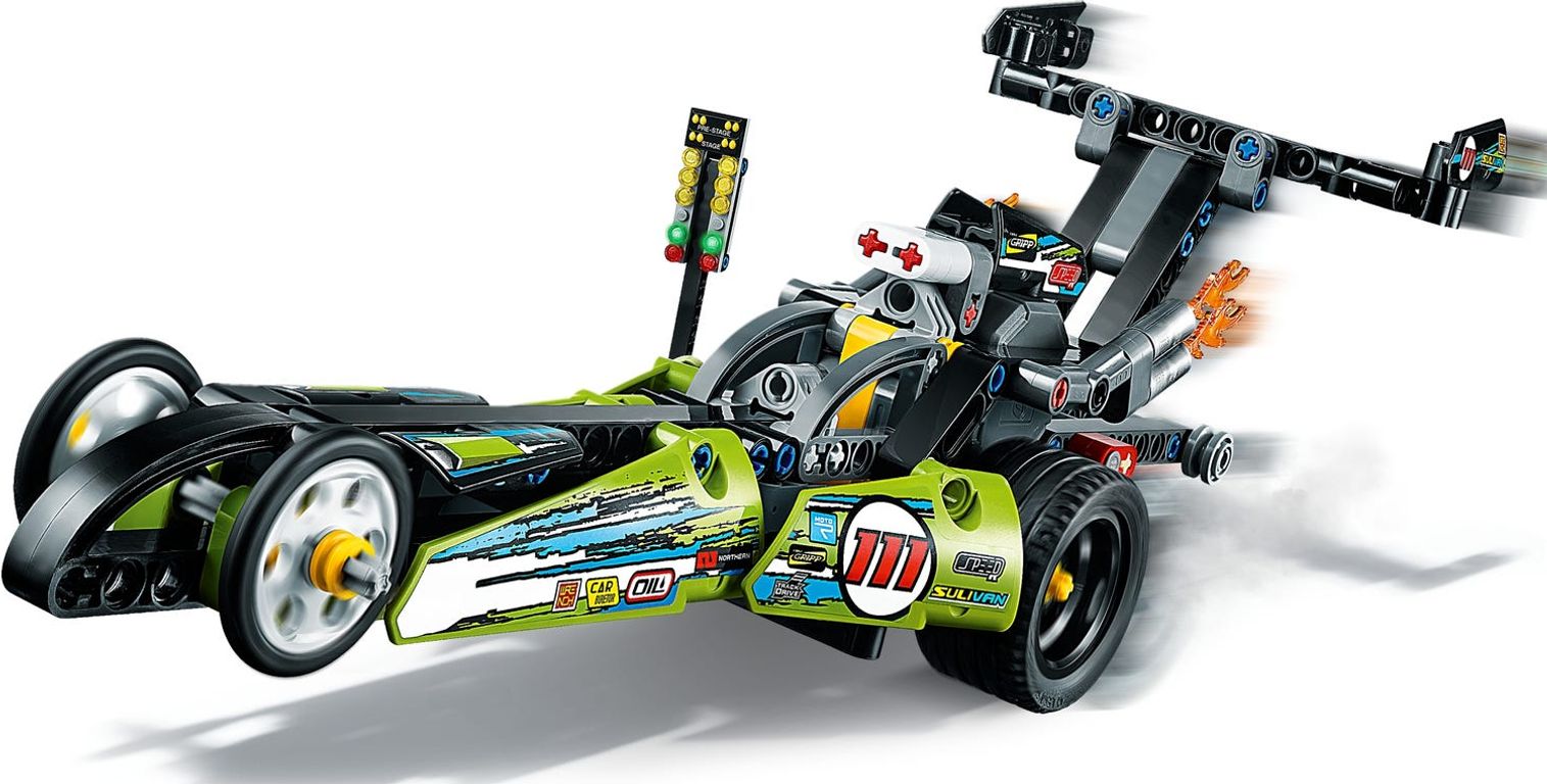 LEGO® Technic Dragster Rennauto spielablauf