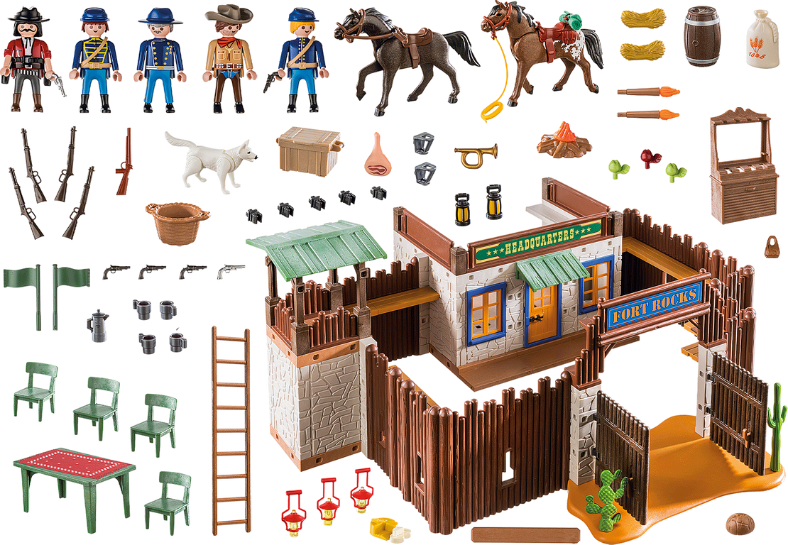 Playmobil® Western Western Fort components