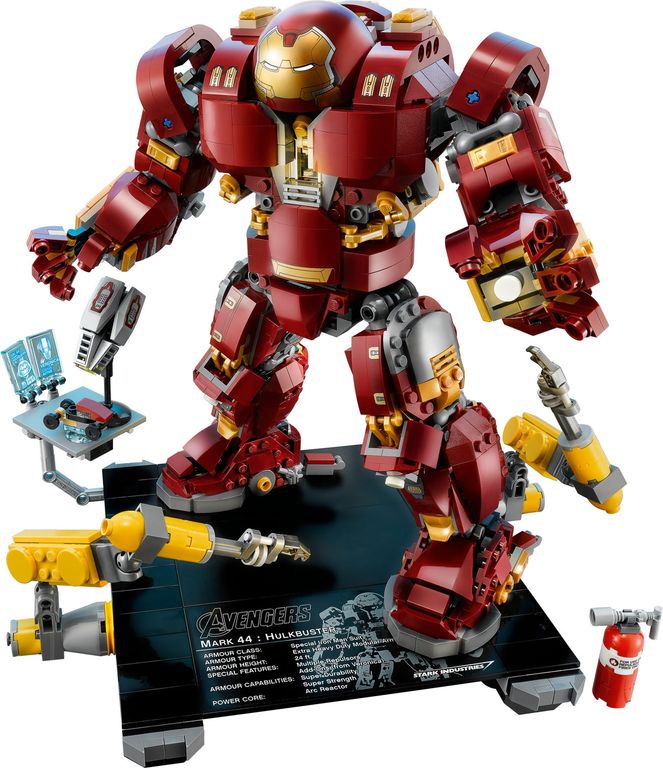 LEGO® Marvel De Hulkbuster: Ultron Edition componenten