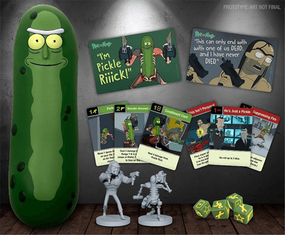 Rick and Morty: The Pickle Rick Game komponenten