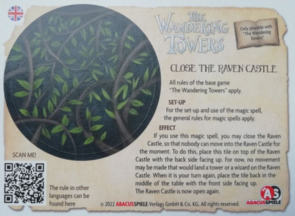 Wandering Towers: Mini Spell Expansion 2 kaarten