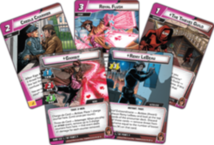 Marvel Champions: The Card Game – Gambit Hero Pack cartes