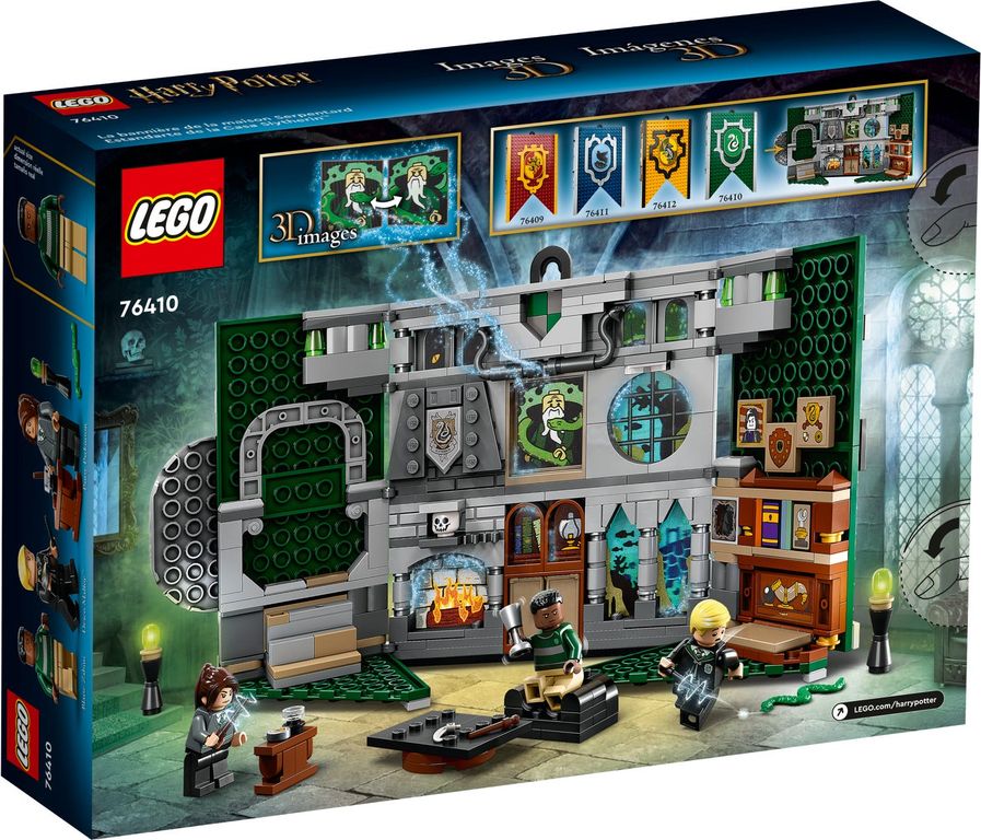 LEGO® Harry Potter™ Slytherin™ House Banner back of the box