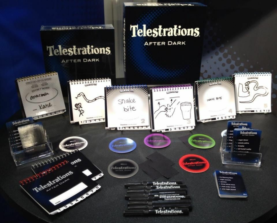 Telestrations After Dark partes