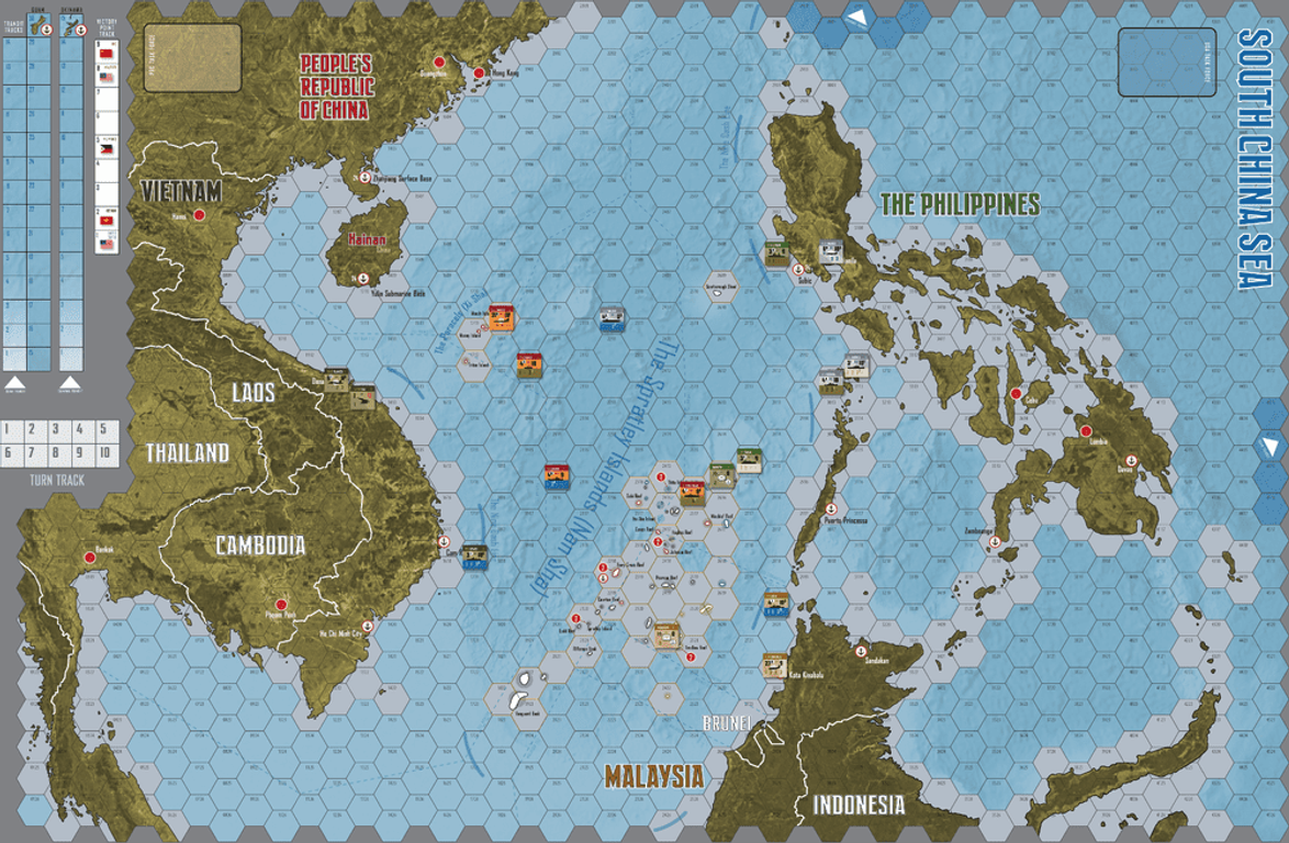 South China Sea spelbord