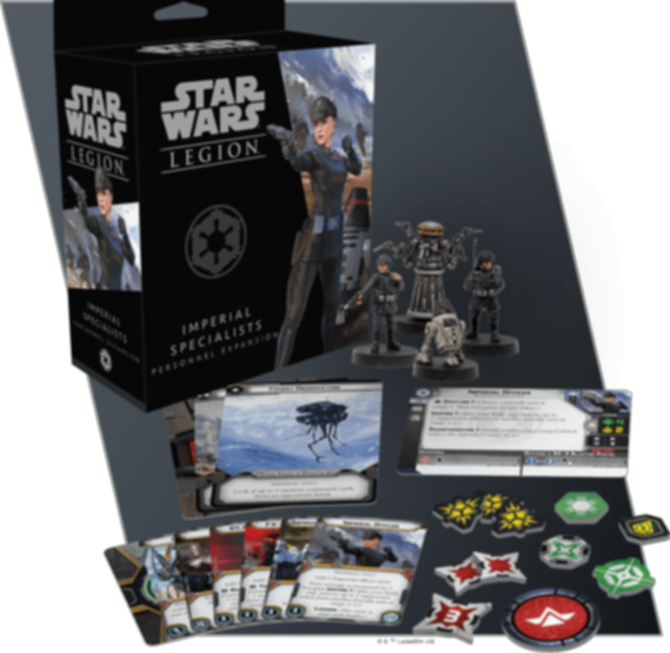 Star Wars: Legion - Imperial Specialists Personnel components
