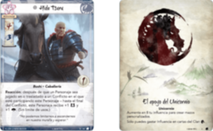 Legend of the Five Rings: The Card Game - Warriors of the Wind: Unicorn Clan Pack cards