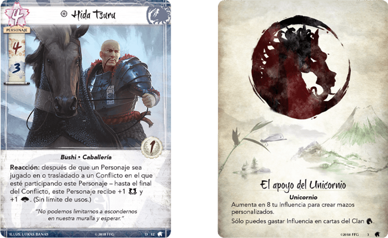 Legend of the Five Rings: The Card Game - Warriors of the Wind: Unicorn Clan Pack cards