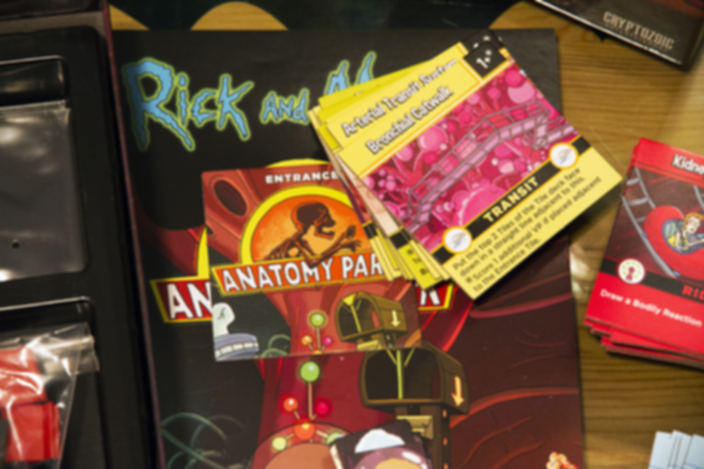 Rick and Morty: Anatomy Park - The Game components