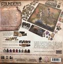 Founders of Gloomhaven parte posterior de la caja