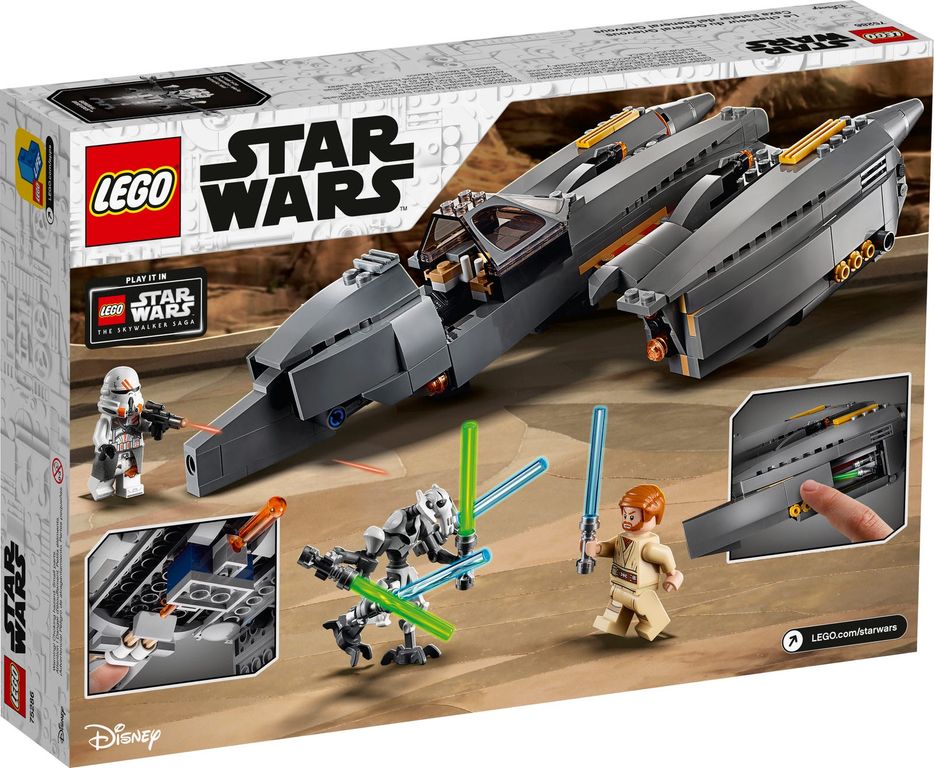 LEGO® Star Wars General Grievous' Starfighter™ achterkant van de doos