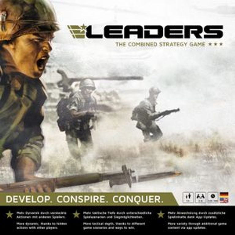 LEADERS – Gioco Da Tavolo Di Strategia Mondiale Con App – Per 1-6 Giocatori – Edizione Inglese/tedesco - 4