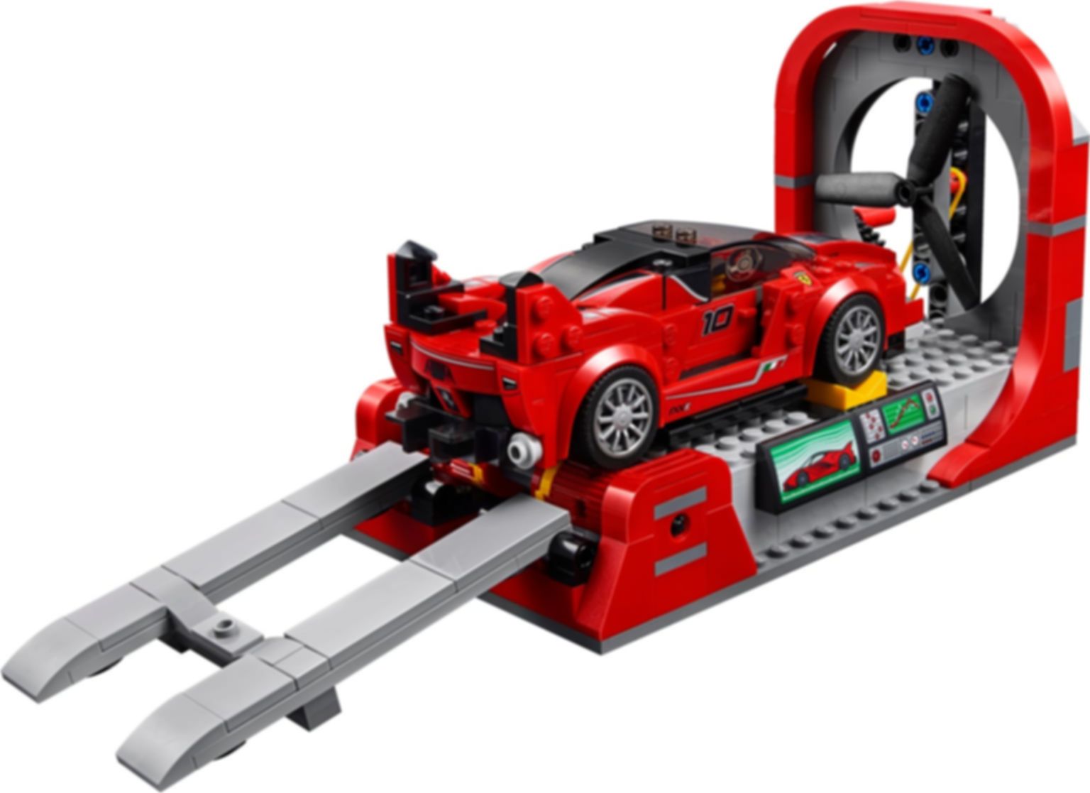 LEGO® Speed Champions Le centre de développement de la Ferrari FXX K composants