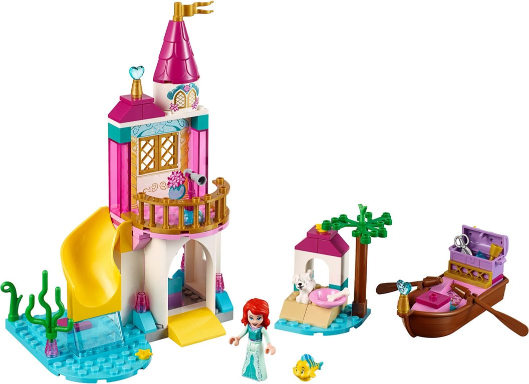 LEGO® Disney Ariel's Seaside Castle components