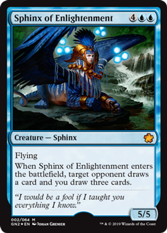 Magic Game Night 2019 Sphinx of Enlightenment card