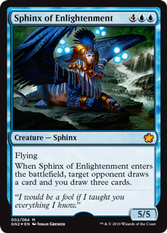 Magic Game Night 2019 Sphinx of Enlightenment karte