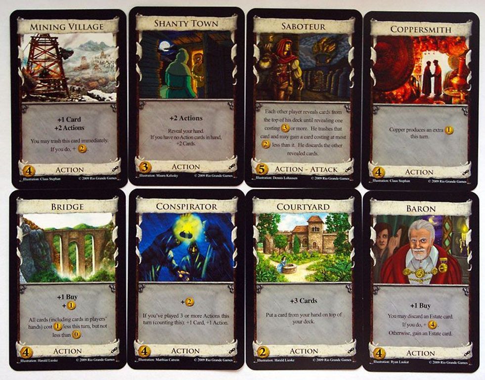 Dominion: L'Intrigue cartes