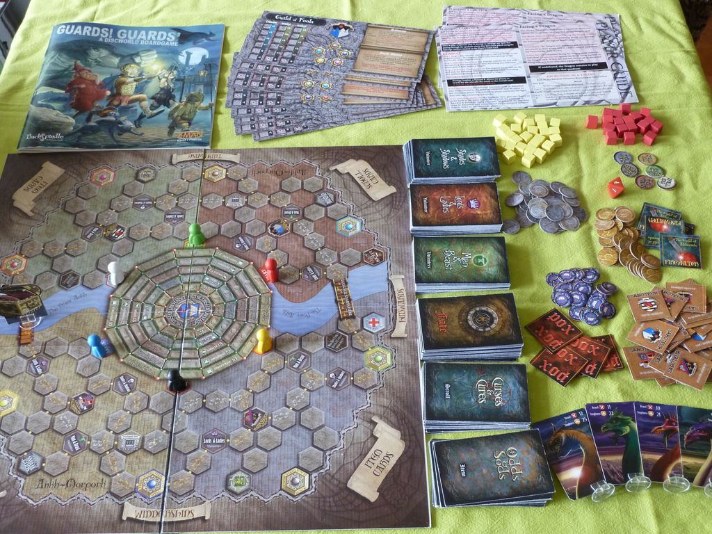 Guards! Guards! - A Discworld Boardgame komponenten