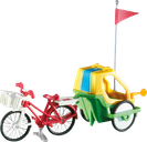 Playmobil® City Life Bike w/Child's Trailer