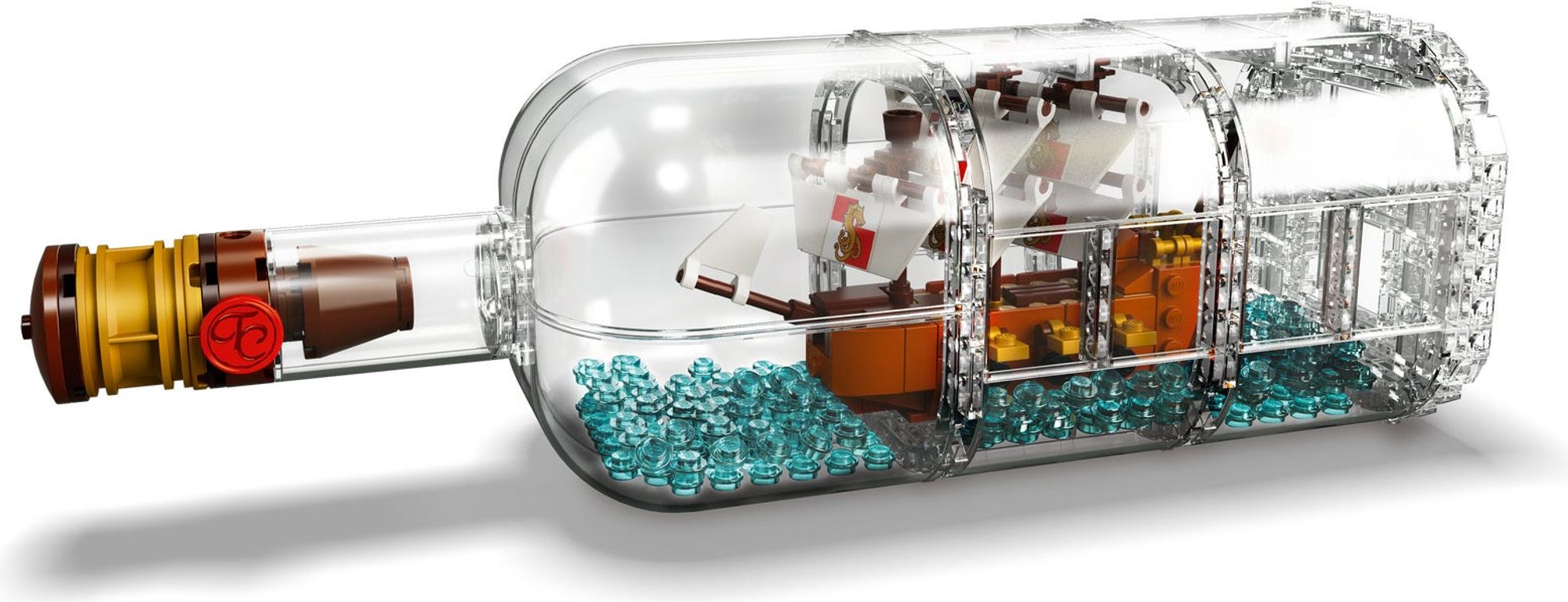 LEGO® Ideas Schiff in der Flasche komponenten