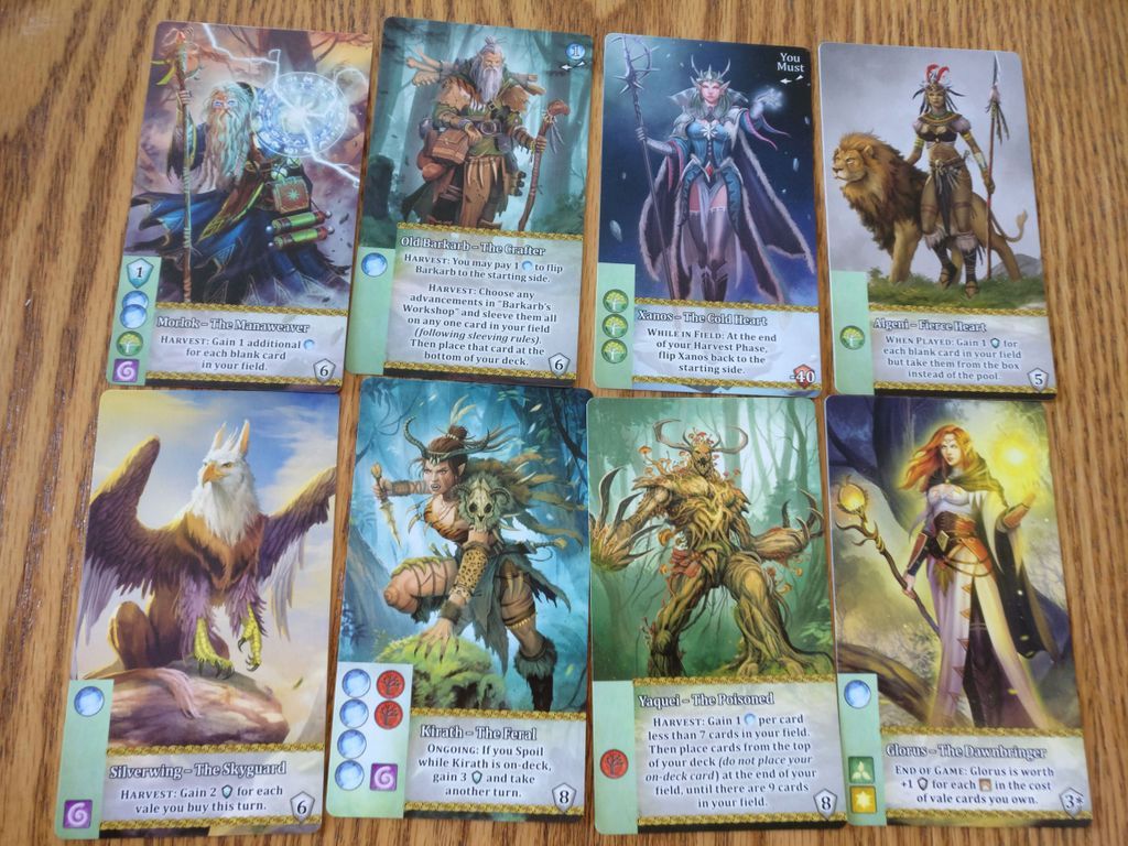 Mystic Vale: Mana Storm cards