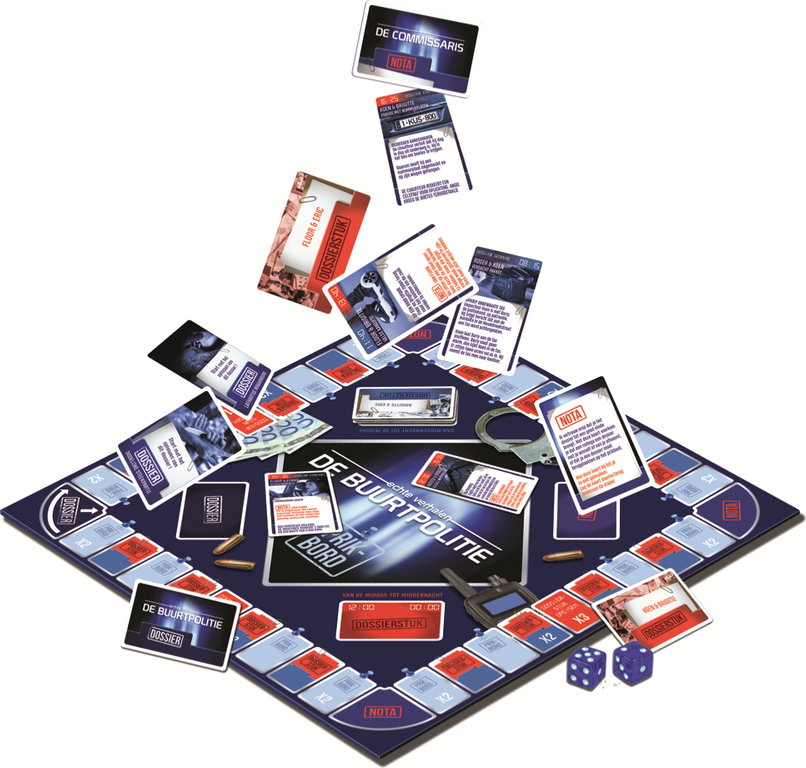 De Buurtpolitie Spel - Echte Verhalen components