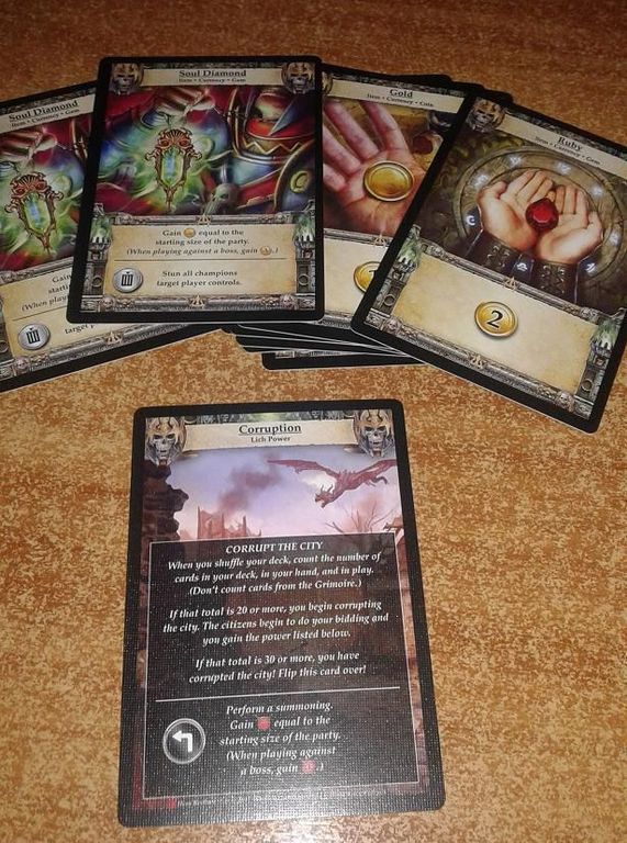 Hero Realms : Deck de Boss Liche cartes