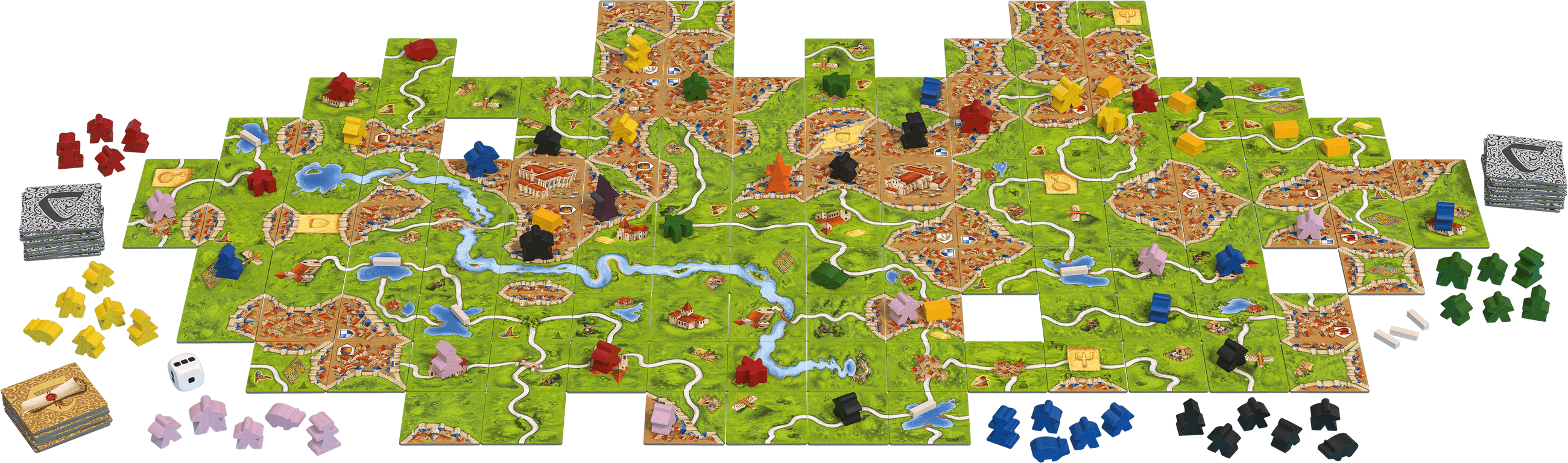 Carcassonne Big Box 3 speelwijze