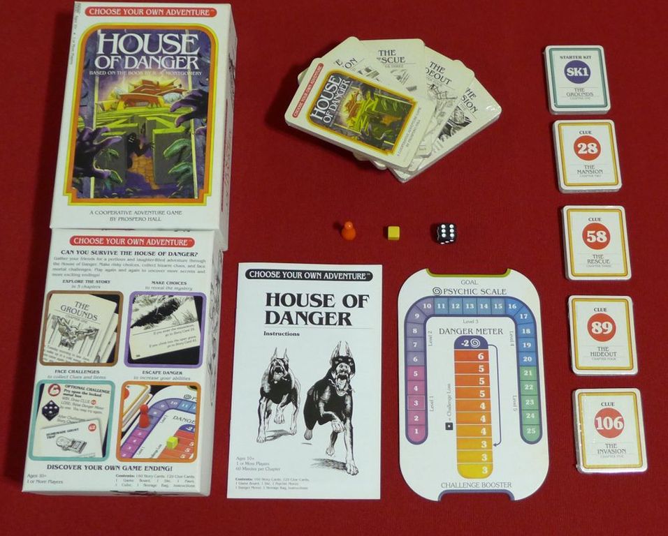 Choose Your Own Adventure: House of Danger komponenten