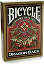 Bicycle Dragon Back Playing Cards, Gold