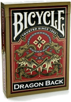 Bicycle Dragon Back Playing Cards, Gold