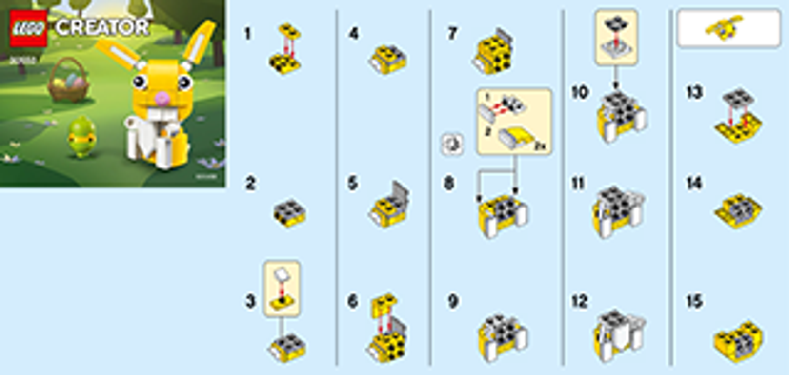 LEGO® Creator Conejo de Pascua manual